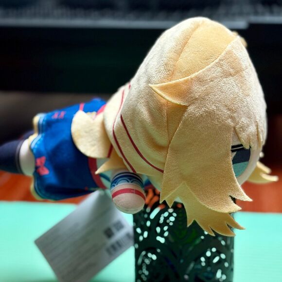 NWT Furyu Hololive BIG lying down 11” plush: Akai Haata - Picture 2 of 6